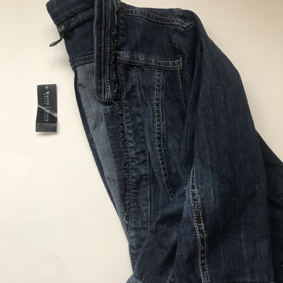 White House Black Market Jackets & Blazers - White House Black Market Dark Blue Jean Jacket